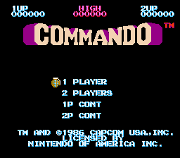 Commando screenshot 4 for NES